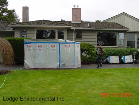 Under house pipe abatement