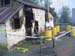 Fire damage exterior siding